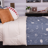 Navy Sports All-In-One Bedding
